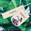 Scoop Neck Leaves Print Cut Out Bikini Set