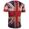 3D Retro Flag Round Neck Short Sleeve T-Shirt For Men