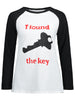 Graphic Print Raglan Sleeve Couple T-shirt