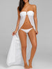Strapless Bikini with Cover Up