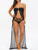 Strapless Bikini with Cover Up