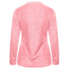 New Women Long Sleeve Fluffy Sweater Warm High Neck Jumper Pullover Crop Top