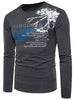Long Sleeve Floral Graphic Tee