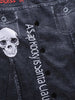 Skull Graphic Print Jacket