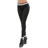 Elastic Waist Stripe Print Skinny Leggings Women Yoga Pants