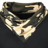 Heaps Collar Camouflage Long Sleeve T-shirt