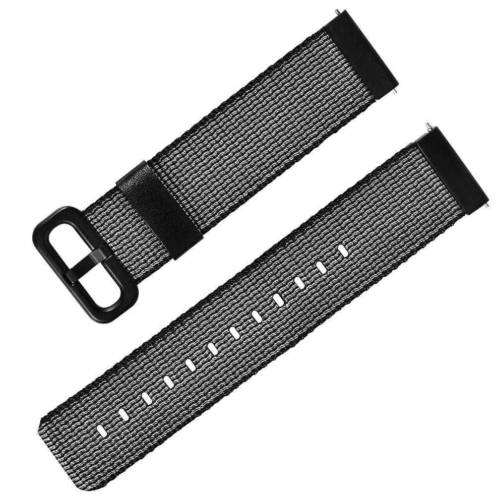 TAMISTER 20mm Knitted Canvas Wrist Watch Band Strap for AMAZFIT Youth Ed.