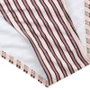 Frill Hem Stripe Tie Side Bikini Set
