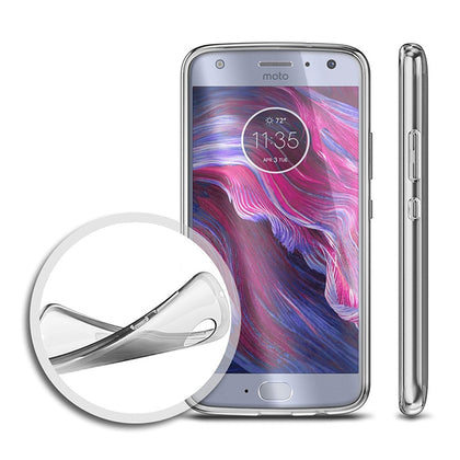 Naxtop TPU Ultra-thin Shatter-resistant Protective Cover Case for Moto X4