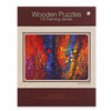 Wooden Luminous Puzzles Oil Painting Series Sunset Scene