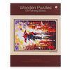 Luminous Wooden Puzzles Oil Painting Series Rainy Scene