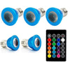 YouOKlight 5PCS E27 3W AC85 - 265V RGB Multicolor LED Spot Bulb with Remote Control