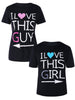 Graphic Print Matching Couple Tee