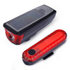 USB Rechargeable Solar Energy Bicycle Front Light Tail Lamp