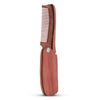 Men Folding Pocket Foam Hair Brush Moustache Beard Comb