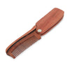 Men Folding Pocket Foam Hair Brush Moustache Beard Comb