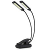 Portable Clip on Book Lamp Flexible Music Stand Light