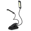 Portable Clip on Book Lamp Flexible Music Stand Light
