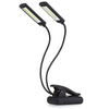 Portable Clip on Book Lamp Flexible Music Stand Light