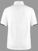 Drawstring Neck Two Tone T-shirt