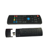 MX 2.4G Wireless Remote Control Keyboard Air Mouse  -  BLACK