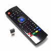 MX 2.4G Wireless Remote Control Keyboard Air Mouse  -  BLACK