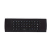 MX 2.4G Wireless Remote Control Keyboard Air Mouse  -  BLACK