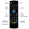 MX 2.4G Wireless Remote Control Keyboard Air Mouse  -  BLACK