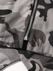 Graphic Camo Print Hooded Jacket