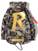 Graphic Camo Print Hooded Jacket