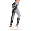 Mid Waist Print Skinny Elastic Women Yoga Pants