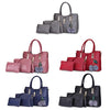3pcs Women Handbag PU Leather Shoulder Bag