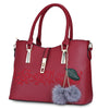 3pcs Women Handbag PU Leather Shoulder Bag