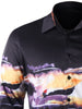 Auspicious Clouds Gruidae Print Shirt