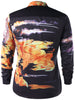Auspicious Clouds Gruidae Print Shirt