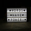 LED DIY Letter Combination Light Box Night Lamp