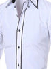 2017 New Fashion Personality Men'S Self-Cultivation Casual Long-Sleeved Shirt