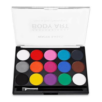 15 Color Body Painting Kit Glitter Eye Shadow Makeup Palette