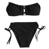 Side Tied Bandeau Bikini Set