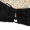 Side Tied Bandeau Bikini Set