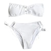 Side Tied Bandeau Bikini Set