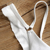Ruffle Detail Low Waisted Bikini Set