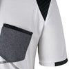 Patch Pocket Drawstring Neck T-shirt