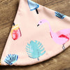 Self-tie Flamingo Tropical String Bikini