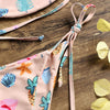 Self-tie Flamingo Tropical String Bikini