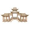 3D Ancient Architectural Model Simulation Puzzle Gallery Bridge