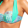 High Waist Halter Print Bikini Set