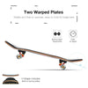 PUENTE 608 Adult Maple Four-wheel ABEC - 9 Skateboard
