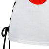 Lace Up Lip Print Tank Top