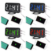 Creative LED Digital Alarm Table Clock Brightness Adjustable for Home Office Hotel